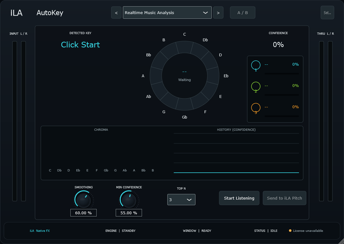 Actual iLA AutoKey plugin interface